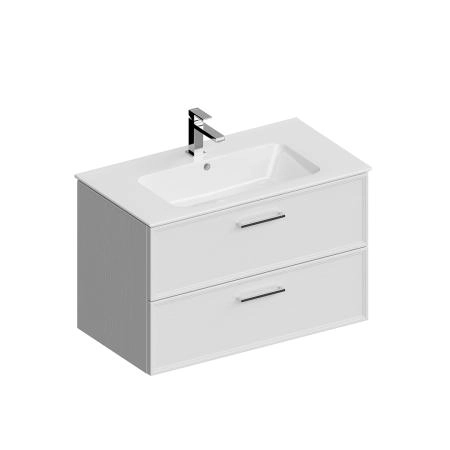 Тумба Kerama Marazzi PIANO CLASSIC ПИАНО КЛАССИК PIA.CL.85\WHT.M подвесная 85 см, 2 ящика, ясень белый матовый