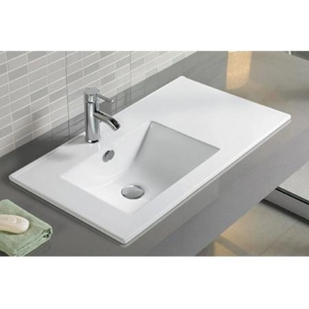 Тумба с раковиной Comforty Бремен-90 дуб белый