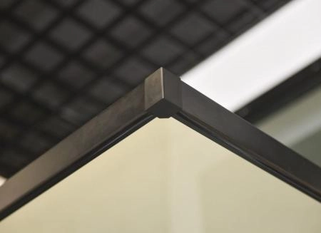Душевая кабина Esbano 100x100 профиль Черный стекло прозрачное ESKBB100CKR