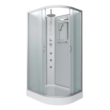 Душевая кабина Niagara NG-3312-14LBKTG 1200х800х2100-2400 низкий поддон 13см стекло матовое