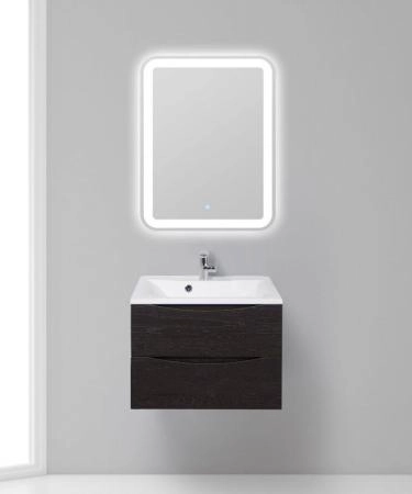 Тумба под раковину Belbagno MARINO Rovere Grigio подвесная 650x450x500 MARINO-650-2C-SO-RG-P