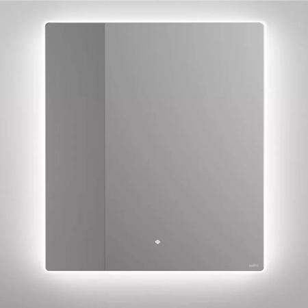 Salini Зеркало для ванны OMBRA 90х90х2.5см., с LED подсветкой, влагостойкое AGC Сrystalvision, сенс. выкл., крепления, обогрев, антизапот.