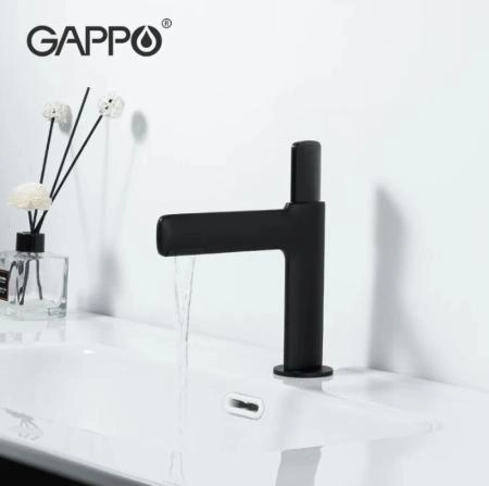 Смеситель Gappo G1052-86  для раковины чёрный