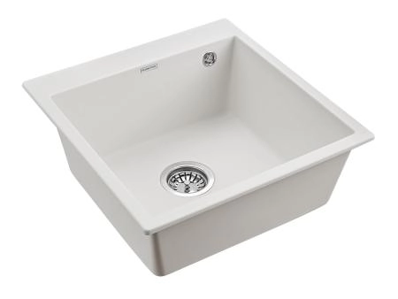 Мойка для кухни Paulmark PRAKTISCH, PM105152-WH , белый, 510х520