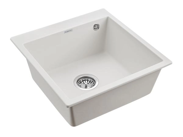 Мойка для кухни Paulmark PRAKTISCH, PM105152-WH , белый, 510х520