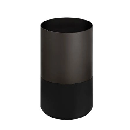 Gessi 316 Раковина 40x90 см, без отв., напольная, отдельностоящая, с сифоном, слив в пол, цвет: Black metal brushed PVD