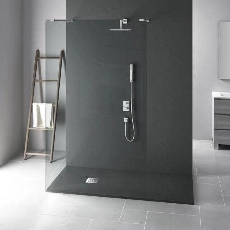 Поддон для душа Vincea из искусственного камня VST-4SR1010A, 1000*1000*25, антрацит