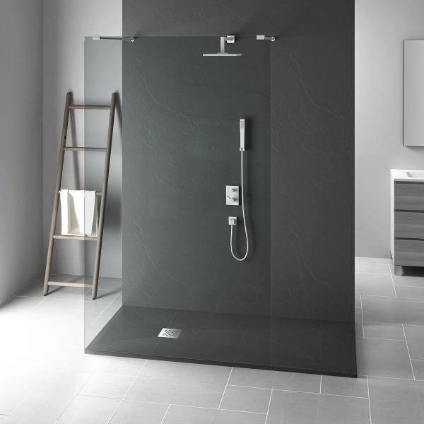 Поддон для душа Vincea из искусственного камня VST-4SR1010A, 1000*1000*25, антрацит