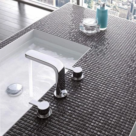 Смеситель Kludi Zenta 383930575 для раковины, на 3 отверстия