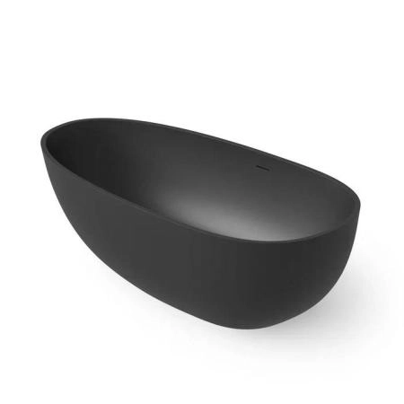 Dea Design Modern Ванна 160x80x54см., отдельностоящая, Solid Surface, цвет: Black №16