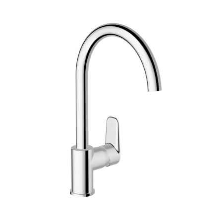 Смеситель VitrA Flow Soft  A43419EXP с поворотным изливом однорычажный хром латунь