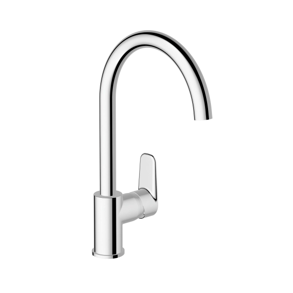 Смеситель VitrA Flow Soft  A43419EXP с поворотным изливом однорычажный хром латунь