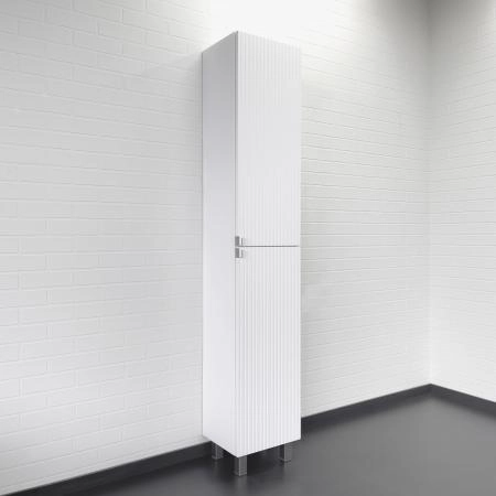 Шкаф-колонна Comforty Лима-35Н 00-00019243 напольная белая матовая