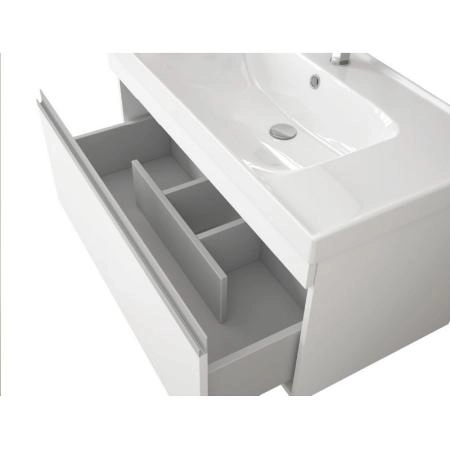 Тумба Dreja Eco Grace 99.0910 70 см, белый лак, 1 ящ, под раковину