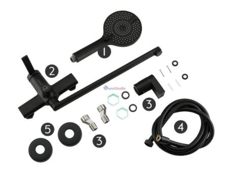 Смеситель для ванны Frap F2267-6 черный