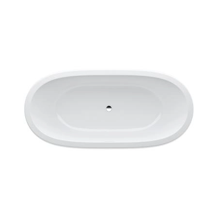 Laufen Alessi One Ванна 183x87x46см, отдельностоящая, овальная, с слив-переливом, сист. подъема, материал: композит, цвет: белый