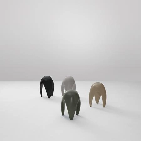 Kerasan Artwork Cтатуэтка декоративная из керамики для ванной комнаты  "MOSCARDINO", цвет белый