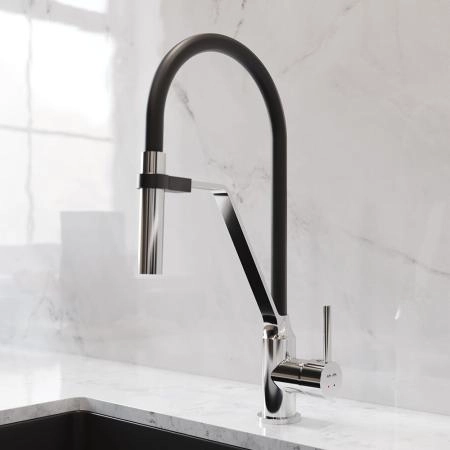 Смеситель для кухни AM.PM Like F8013000 хром, черный