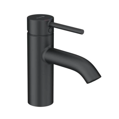Смеситель KLUDI BOZZ BLACK 382663976 для раковины с донным клапаном черный матовый