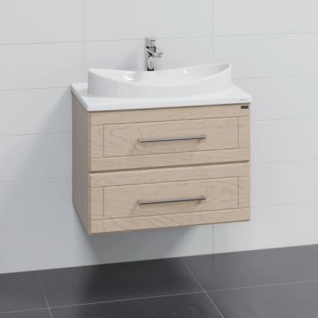 Тумба под раковину СаНта Венера 70  дуб бежевый, подвес. (ум Вега 70 литой мрамор)