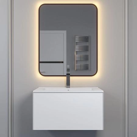 Тумба под раковину для ванной Uperwood Parma Premium подвесная 65 см, белая