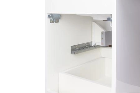 Тумба под раковину Style Line Elfante Даллас 110 Люкс белая, PLUS,подвесная