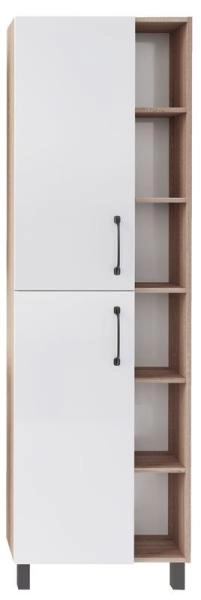 Пенал ASB-Mebel Адель 60 Белый/Дуб Сонома