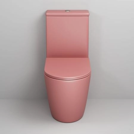 Унитаз Grossman GR-4480PIMS Color (620*365*810) РОЗОВЫЙ МАТОВЫЙ напольный Безободковый