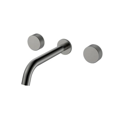 Смеситель из стены Boheme STICK LINEA на 3 отв. Gun Metal 152-2-GM.3