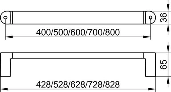 Поручень для душа KEUCO Elegance 31601010500 хром