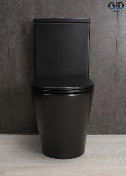 Унитаз напольный Gid Tn2189Bm 62248Y черный матовый 64.5x38.5x82.5