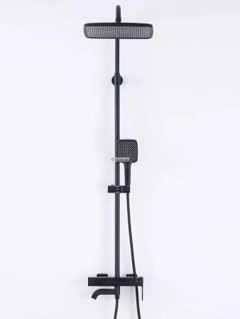 Душевая система Gappo G2418-26 с изливом черный матовый