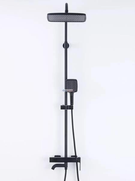 Душевая система Gappo G2418-26 с изливом черный матовый