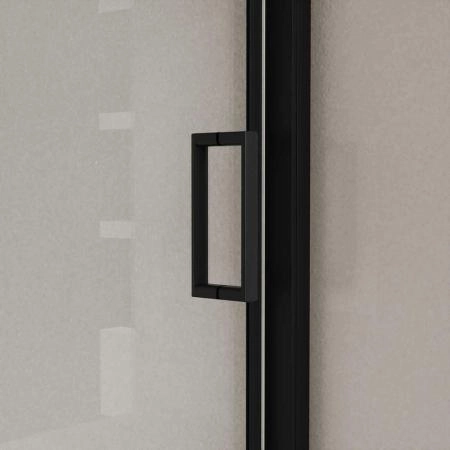 Душевая дверь Vincea City VDS-5CT110CLB, 1100, черный, стекло прозрачное