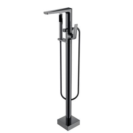 Смеситель напольный Boheme VENTURO Shine Gun Metall 379-SGM