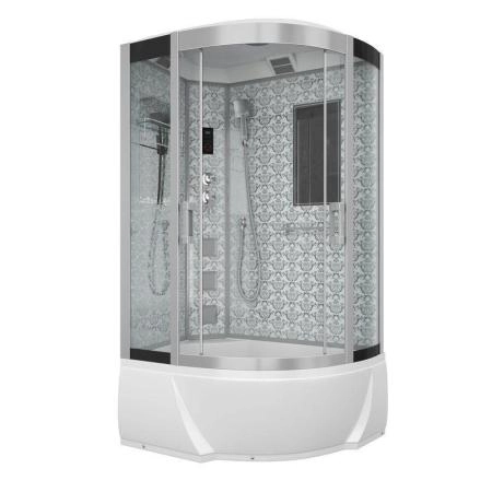 Душевая кабина Niagara Luxe NG-7712WL (800x1200х2150) высокий поддон стенки БЕЛЫЕ