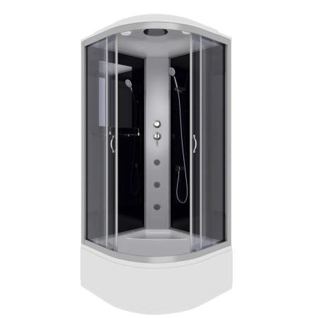 Душевая кабина Niagara NG-2509-14G 1000х1000х2150 высокий поддон 40см стекло тонированное