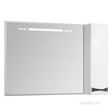 Шкаф зеркало Акватон Диор 100 1A167902DR01R с подсветкой белый