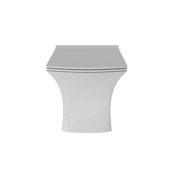 Унитаз Grossman GR-4461S (510*350*360) подвесной безободковый с тонкой крышкой, белый