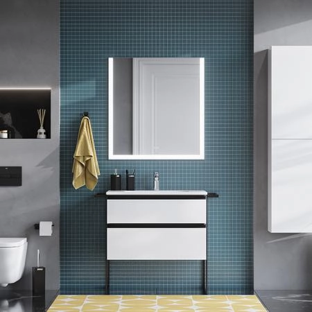 Roca Domi Тумба подвесная 80x45x51см, с 2 ящиками, цвет: белый