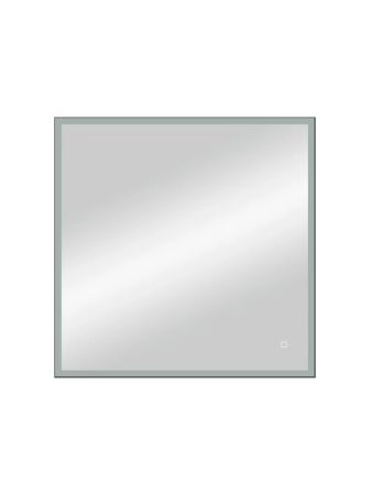 Зеркало Континент Solid Black standart 800x800 ЗЛП1608 с подсветкой