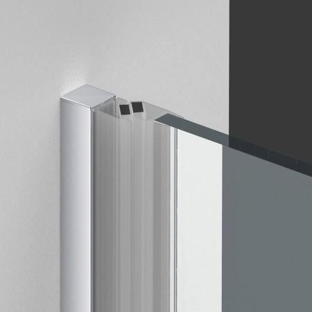 Душевая дверь Vincea Alpha VDP-3AL600CLB, черный, стекло прозрачное