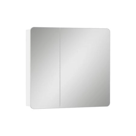 Шкаф зеркальный Volna 80 белый глянец