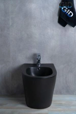 Биде Gid BDN-30BM 53 см напольное черный матовый