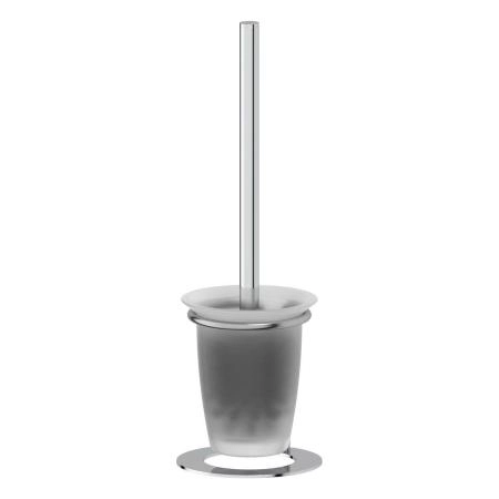 Держатель с туалетным ершом напольный матовое стекло;  ARTWELLE Harmonie AWE 004 хром