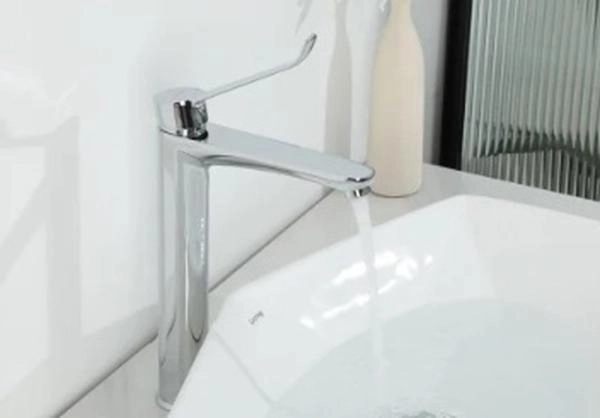 Смеситель Gappo G1021-21 для раковины высокий хром