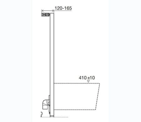 Инсталляция для биде OLI Sanitarblock 136078