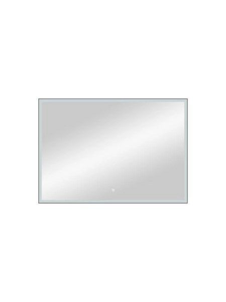 Зеркало Континент Frame black standart 1000x700 ЗЛП188 с подсветкой