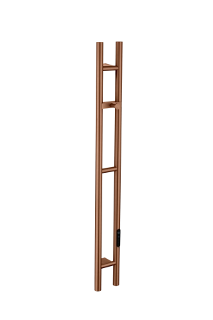 Полотенцесушитель электрический Boheme 2-трубы круглый BRUSHED BRONZE 729-BRB