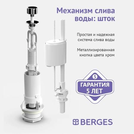 Комплект арматуры BERGES Eko 01 арт. 30101